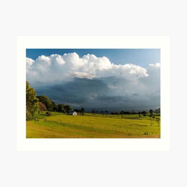 Storm Clouds Approaching, Maleny Art Print