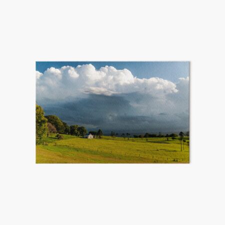 Storm Clouds Approaching, Maleny Art Board Print