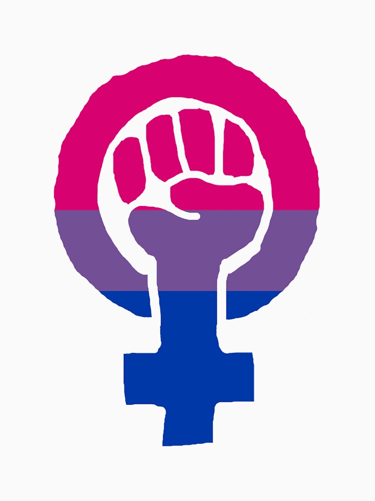 Bisexual Girl Power Feminism T Shirt For Sale By Georgiavsx Redbubble Feminism T Shirts 