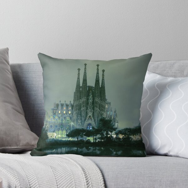 Item preview, Sagrada Familia at night designed and sold by ONiONAstudio.