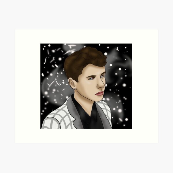 Daniel howell dark Design Art Print