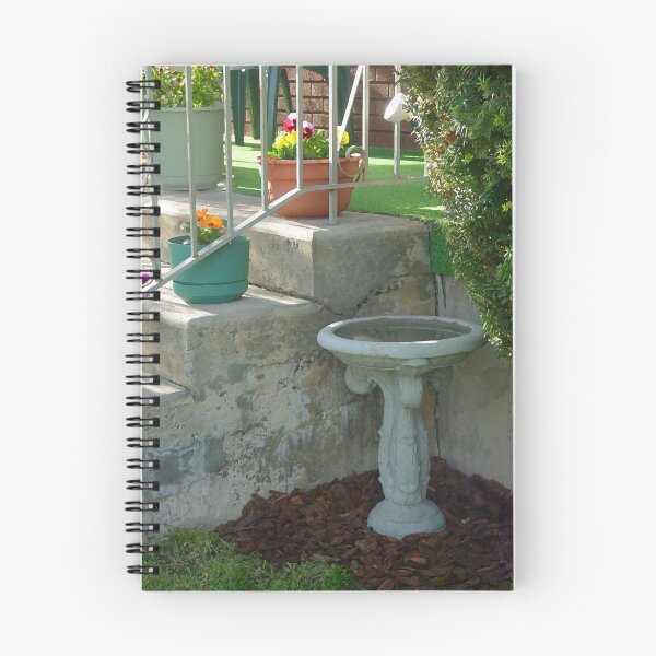 Item preview, Birdbath In Early Morning Light designed and sold by Zoe Marlowe.
