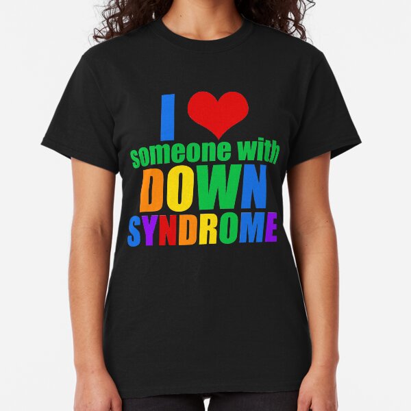Down Syndrome Love Rainbow Classic T-Shirt
