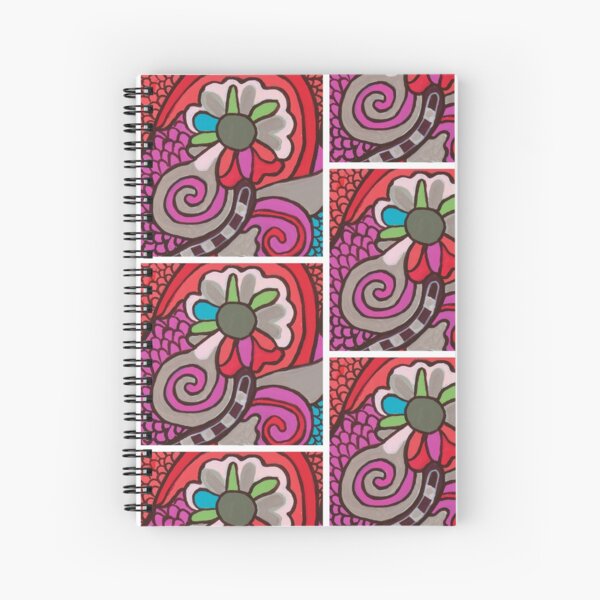 Urban Flowers Spiral Notebook