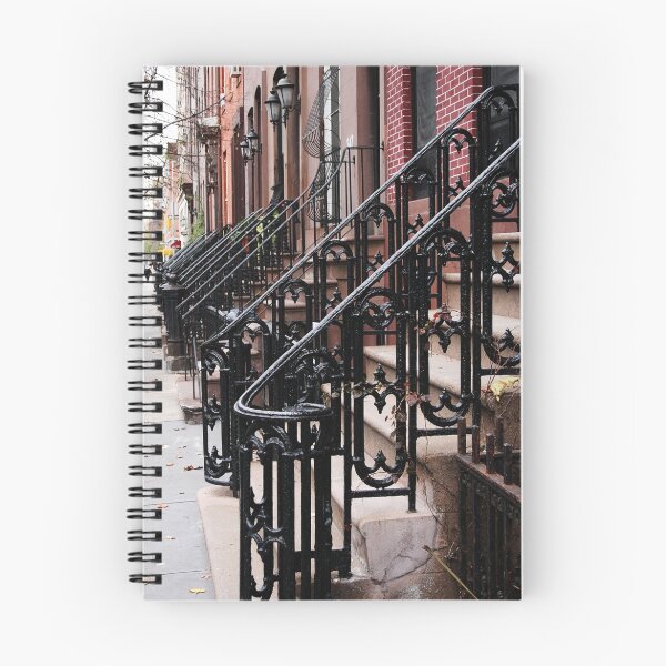 Artikelvorschau, Steps into the Distance, Iron Stair Rails, Manhattan entworfen und verkauft von Jane McDougall.