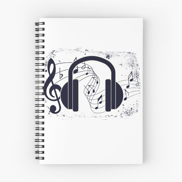 Item preview, Headphones and Musical Notes designed and sold by JenBoyte.