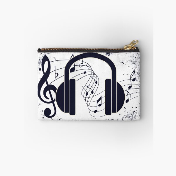 Item preview, Headphones and Musical Notes designed and sold by JenBoyte.