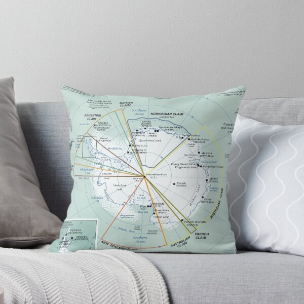 Item preview, Map of Antarctica (2000) designed and sold by BravuraMedia.