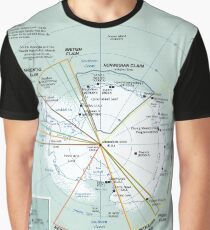 Map of Antarctica (2000) Graphic T-Shirt