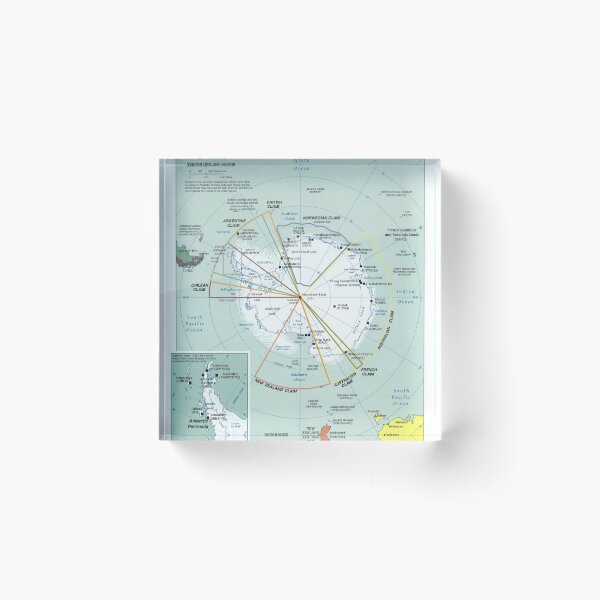 Item preview, Map of Antarctica (2000) designed and sold by BravuraMedia.