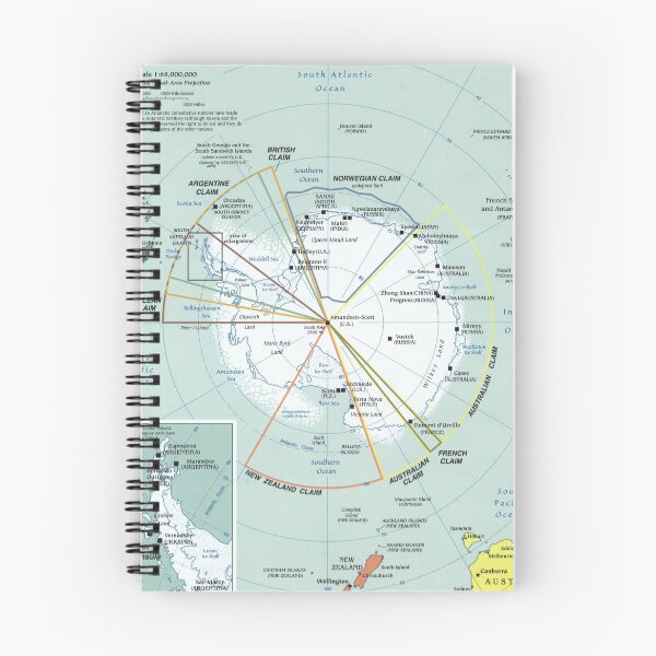 Item preview, Map of Antarctica (2000) designed and sold by BravuraMedia.