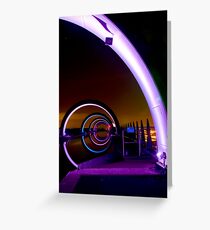 Falkirk Wheel at Night Greeting Card