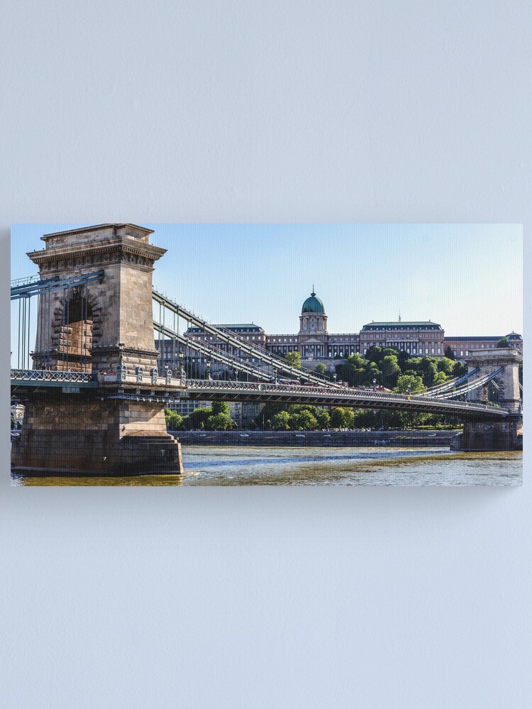 Thumbnail 1 of 3, Canvas Print, Széchenyi Chain Bridge designed and sold by darren-j-mcleod.