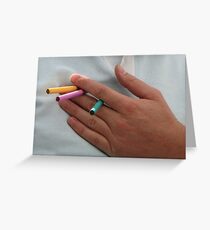 Which one shall I smoke? Greeting Card