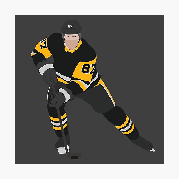 Sidney Crosby watercolor, Pittsburgh Penguins wall art, Penguins Stanley Cup  wi