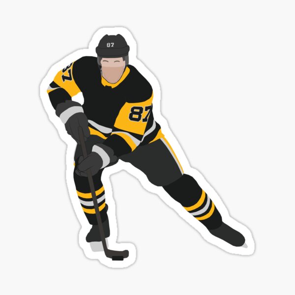 CLEARANCE: Pittsburgh Hockey Sticker Waterproof 