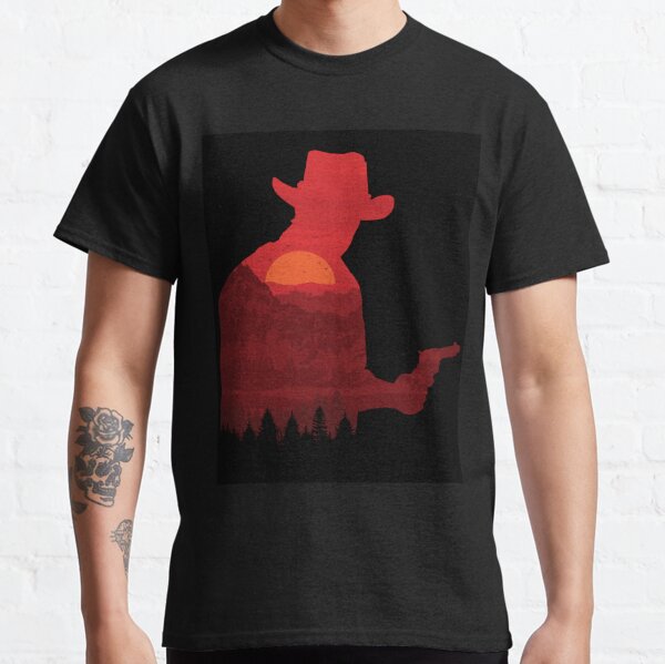 Red Dead Redemption T Shirts Redbubble - red bandit shirt roblox