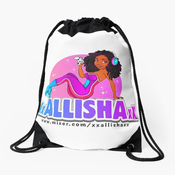 The Original XxALLISHAxX Logo Drawstring Bag