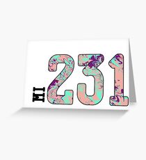 231 Greeting Card