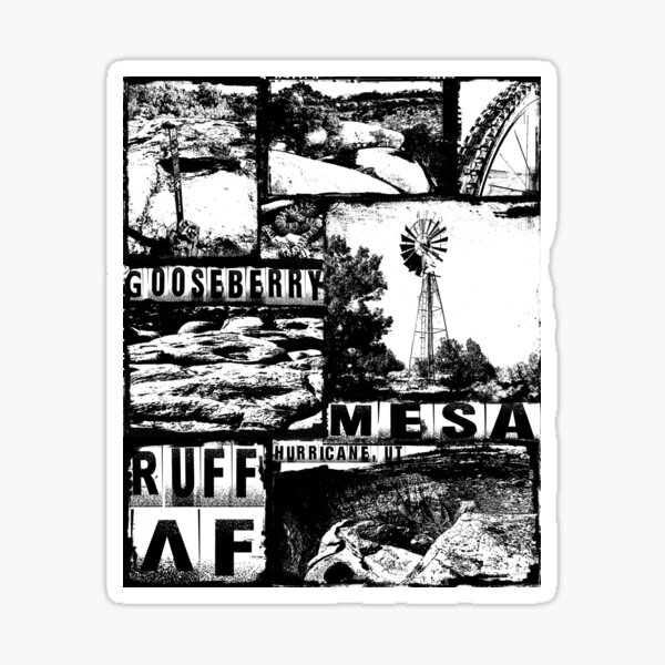 Gooseberry Mesa Hurricane UT USA Sticker