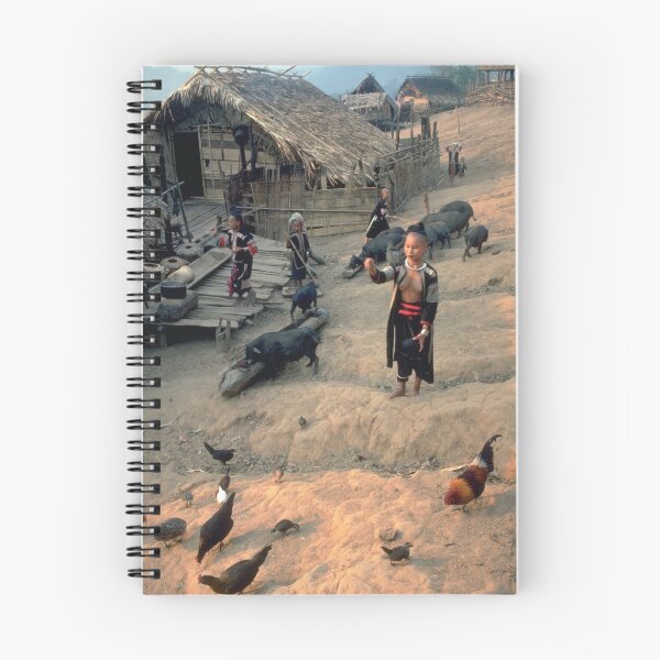 Item preview, Hilltribe village scene designed and sold by John Spies.