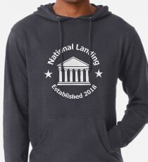 Nationale Landung Gegründet 2018 - Weiß Leichter Hoodie