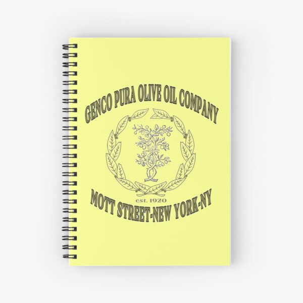Genco Pura Olive Oil Company Spiral Notebook
