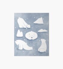 patterns Everyday | Yoga Bears Art Board