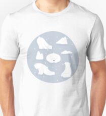 Camiseta unisex patrones todos los dias | Osos de yoga