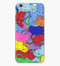 Croc-Collagenmuster iPhone-Hülle & Cover