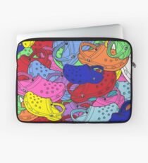 Croc Collage Pattern Laptop Sleeve