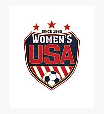 USA Frauenfußball National Shield seit 1985 Fotodruck