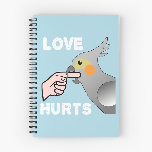 Item preview, Love Hurts Cockatiel Female Parrot designed and sold by einsteinparrot.