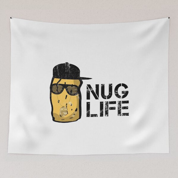 Item preview, Nug Life - Distressed Design for Chicken Nugget Fans designed and sold by Theodore Cory.