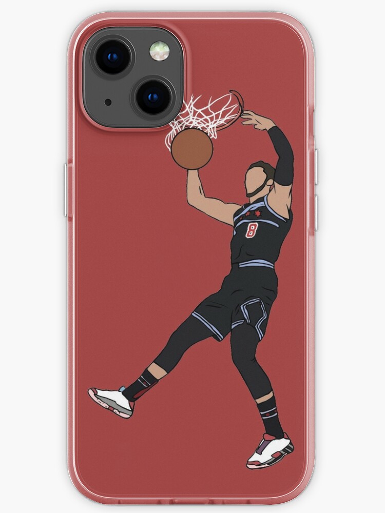 Zach Lavine Slam Dunk Iphone Case For Sale By Rattraptees Redbubble