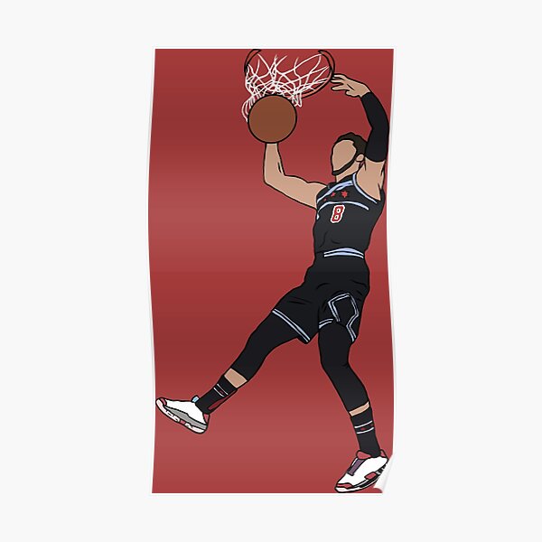 .com: Handsome Poster of American Basketball Player Zach LaVine  Painting On Canvas Wall Art Poster Scroll Picture Print Living Room Walls  Decor Home Posters 24x36inch(60x90cm): Posters & Prints