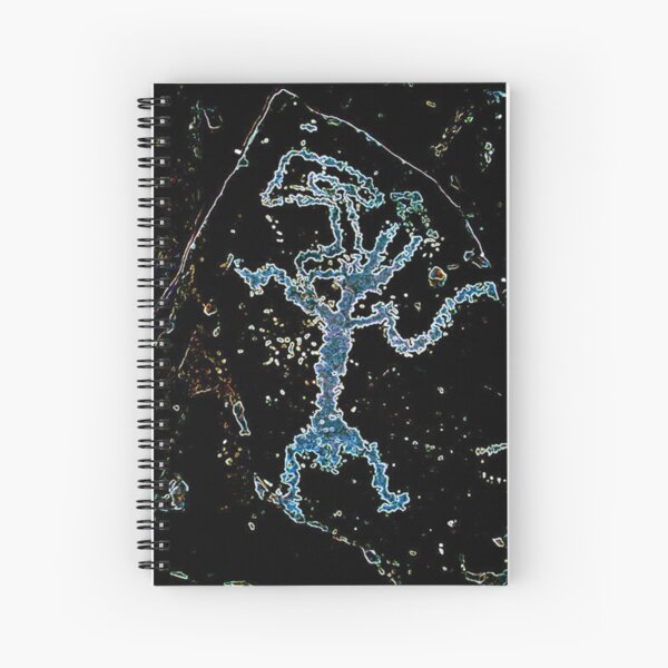 Rock Art Peacepipe Spiral Notebook