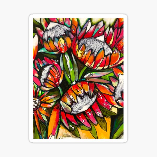 Protea Courage Sticker