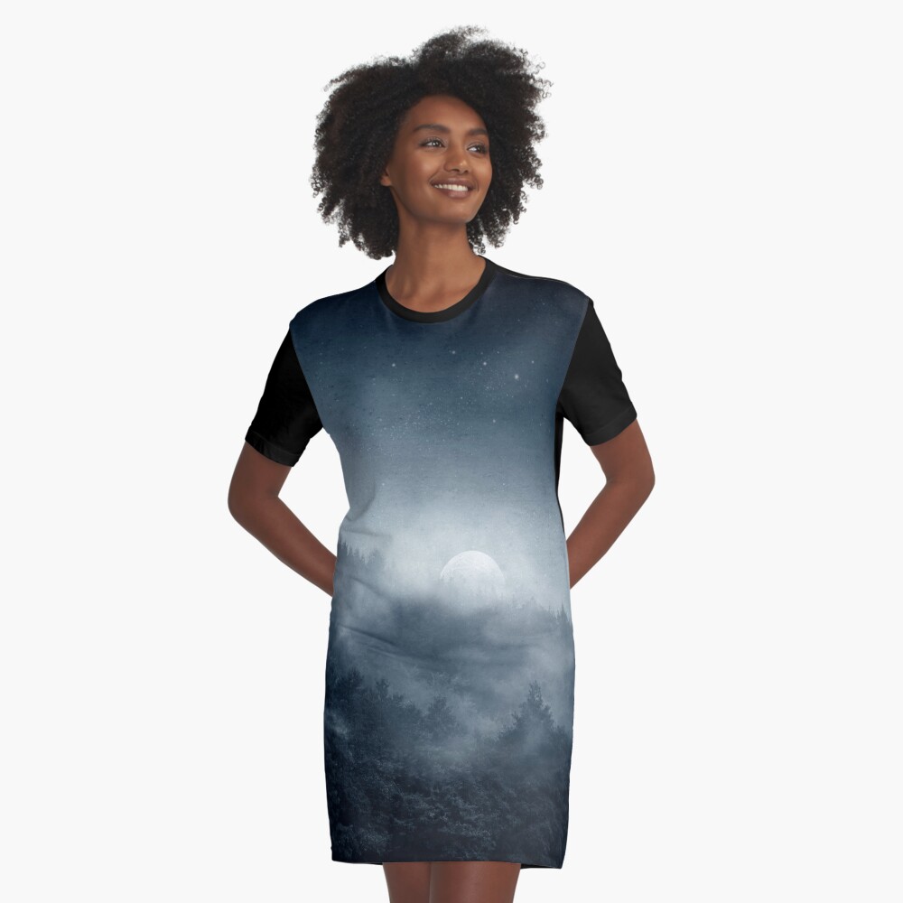 Item preview, Graphic T-Shirt Dress designed and sold by DyrkWyst.