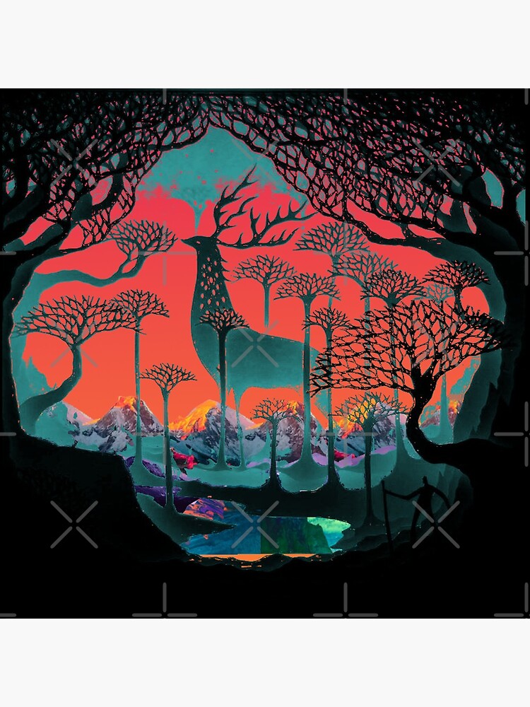 Forest Spirit - Woodland Illustration by WishingInkwell