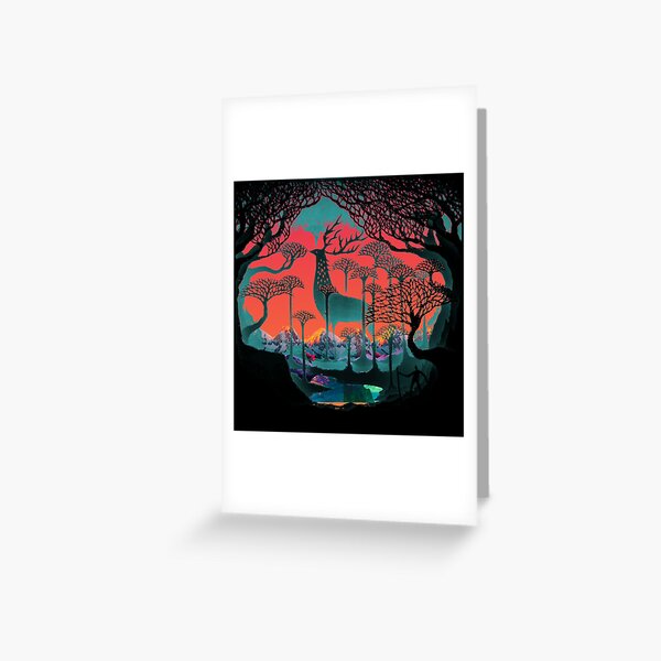 Forest Spirit - Woodland Illustration Greeting Card