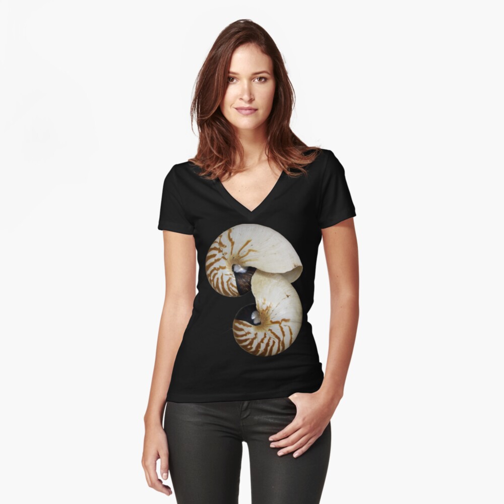 Item preview, Fitted V-Neck T-Shirt designed and sold by AvrilThomasart.