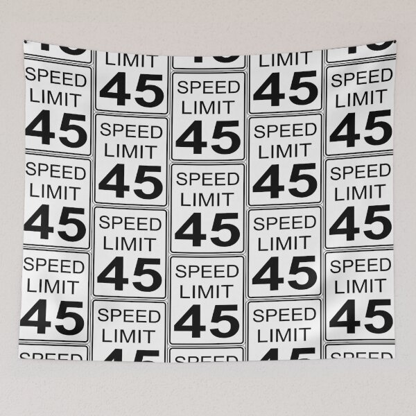Item preview, Speed Limit 45 MPH Sign designed and sold by CarGear.