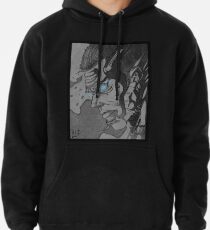 Cyberpunk-Porträt Hoodie