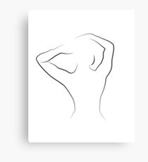 Body Outline of a Woman - Miss Mina Canvas Print