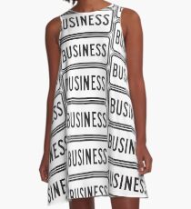 Business Sign A-Line Dress