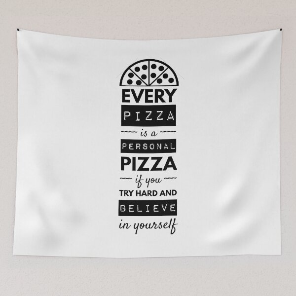 Item preview, Every Pizza Is A Personal Pizza designed and sold by Fairytale Farmer.