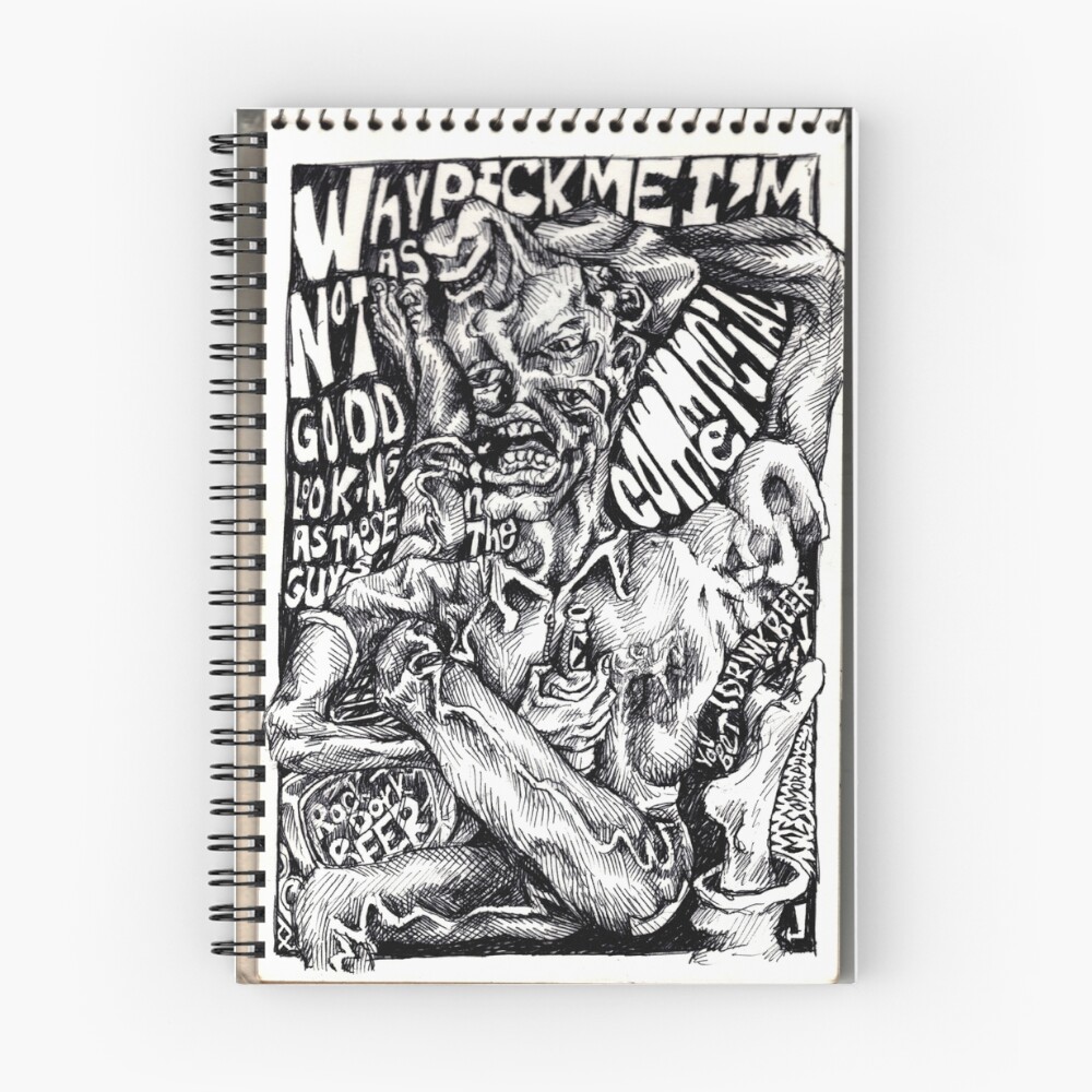 Item preview, Spiral Notebook designed and sold by SamDantone.