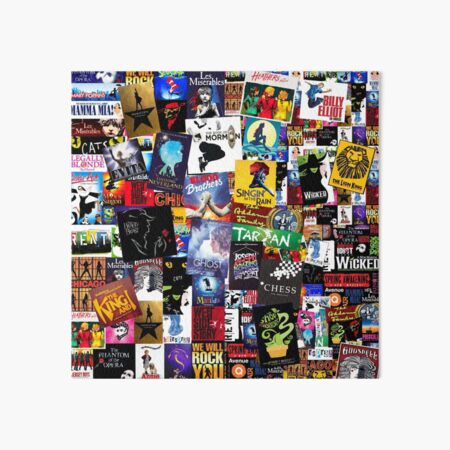 Artikel-Vorschau von Musicals Collage IV Original, designt und verkauft von BrambleBox.