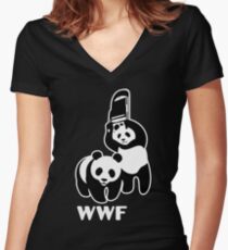 WWF Women's Fitted V-Neck T-Shirt
